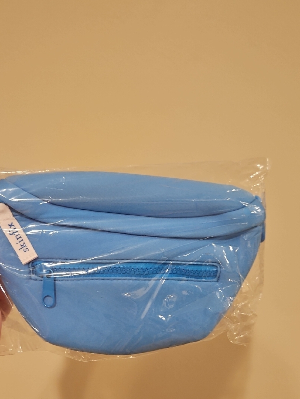 Sky Blue Fanny Pack with Front Zip
